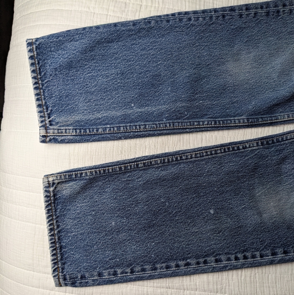 Levi's 501 Vintage Straight Leg Jeans 90s - Picture 9 of 16